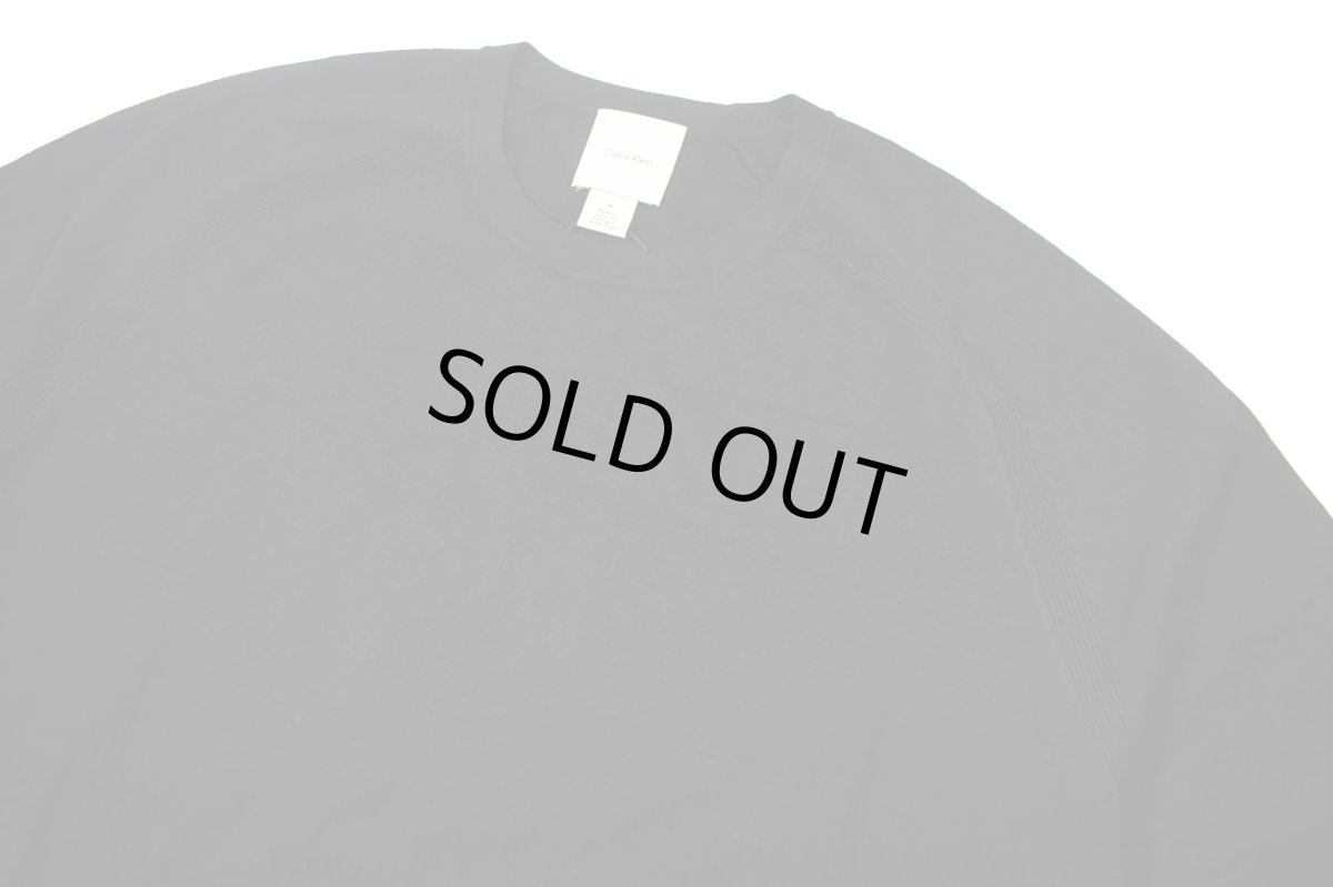 画像2: Calvin Klein Teck Knit T-Shirt Black カルバンクライン (2)