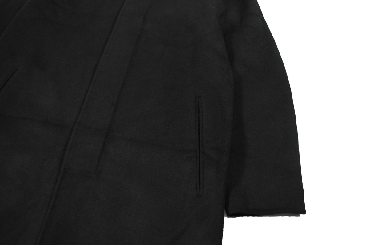 画像3: Calvin Klein Wool Trench Coat Black カルバンクライン (3)