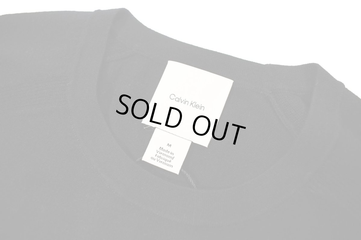 画像4: Calvin Klein Teck Knit T-Shirt Black カルバンクライン (4)