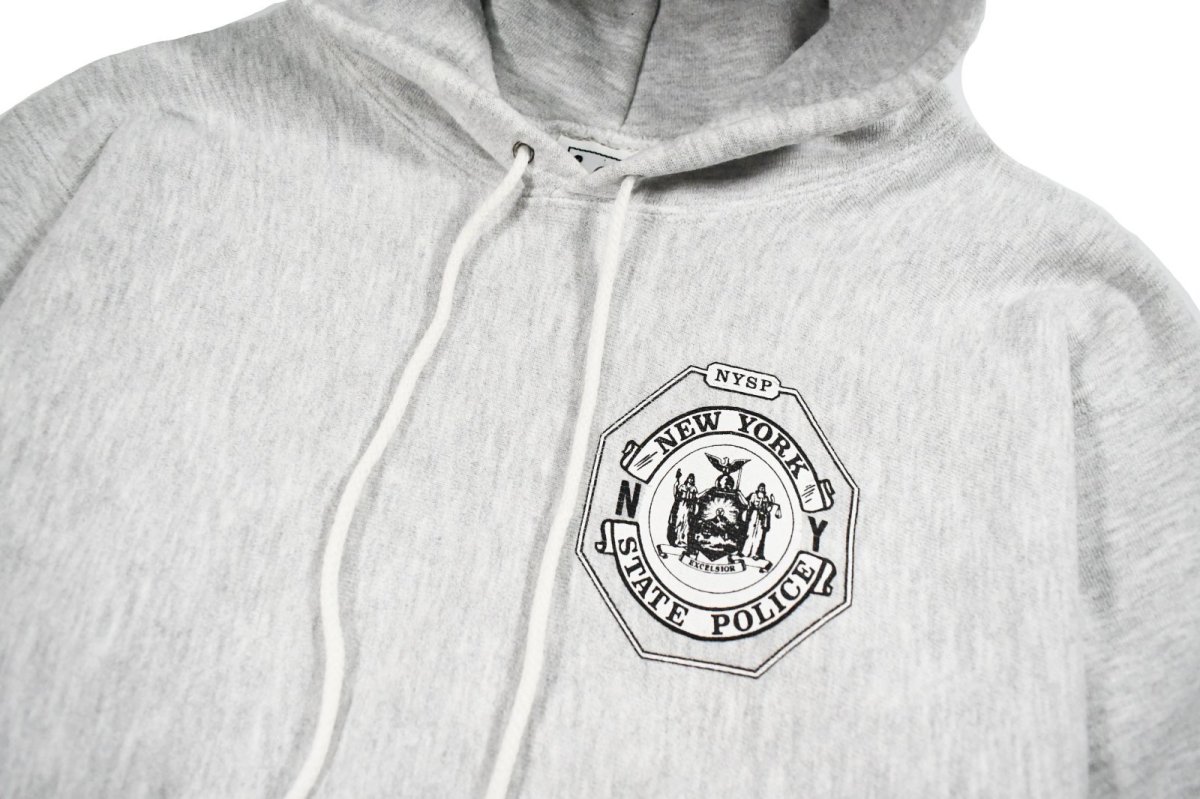 画像2: Used Lee Print Sweat Hoodie "New York State Police" (2)