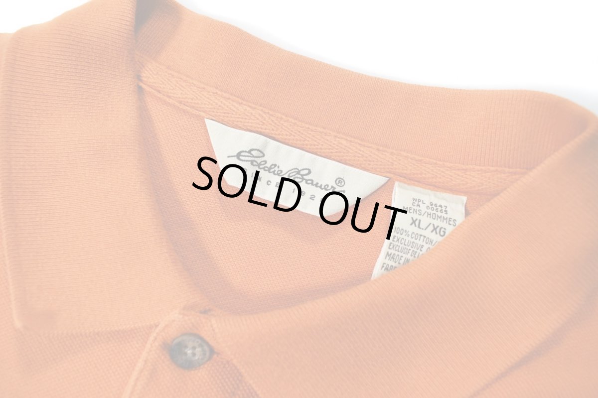 画像4: Used Eddie Bauer Long Sleeve Polo Shirt (4)