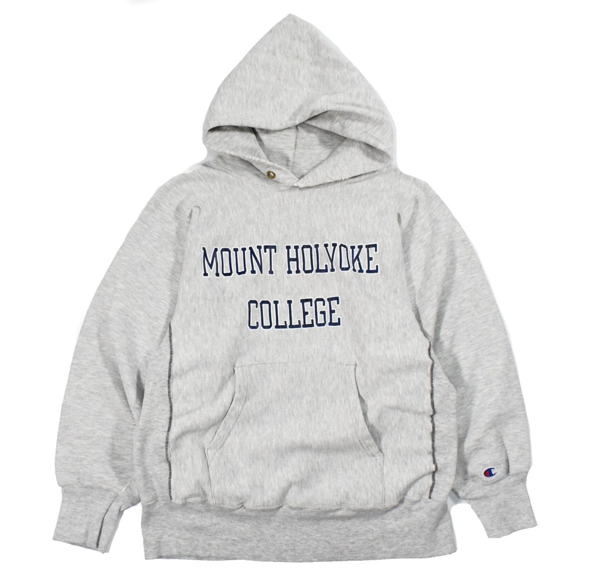 画像1: 80s Used Champion Reverse Weave Sweat Hoodie "Mount Holyoke College" made in USA (1)