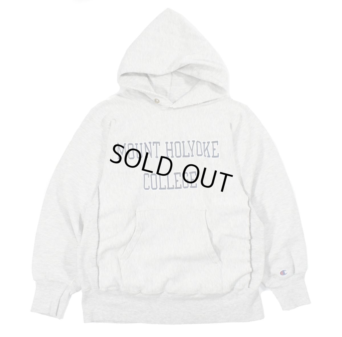 画像1: 80s Used Champion Reverse Weave Sweat Hoodie "Mount Holyoke College" made in USA (1)