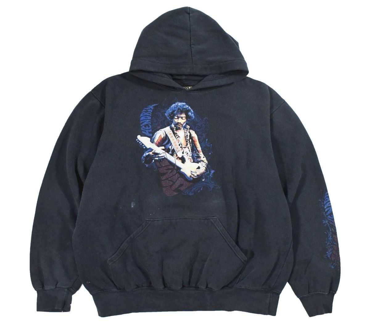 画像1: Used Print Sweat Hoodie "Jimi Hendrix" (1)