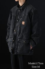 画像10: Used Carhartt Rancher Coat Black (10)