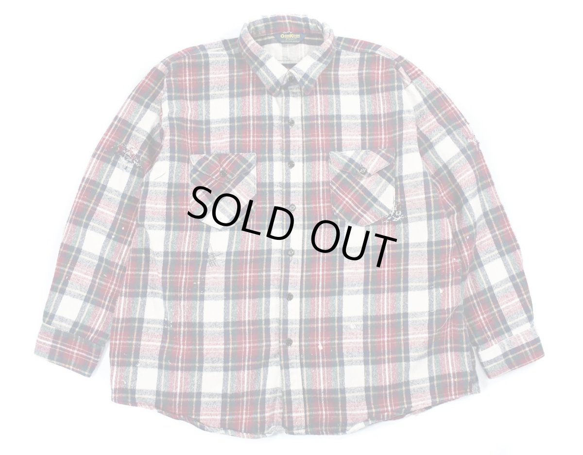 画像1: Used Osh Kosh Customized Heavy Flannel Shirt (1)
