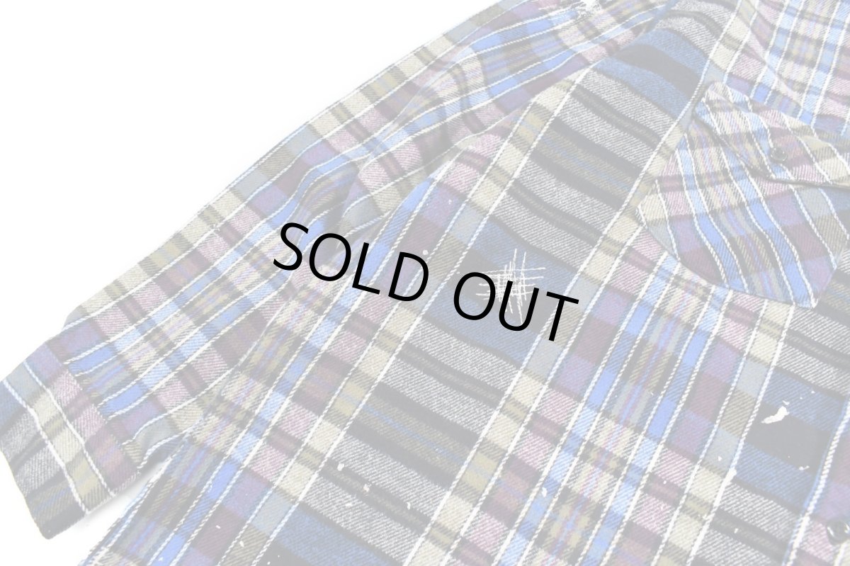 画像4: Used Winter Run Customized Heavy Flannel Shirt made in USA (4)