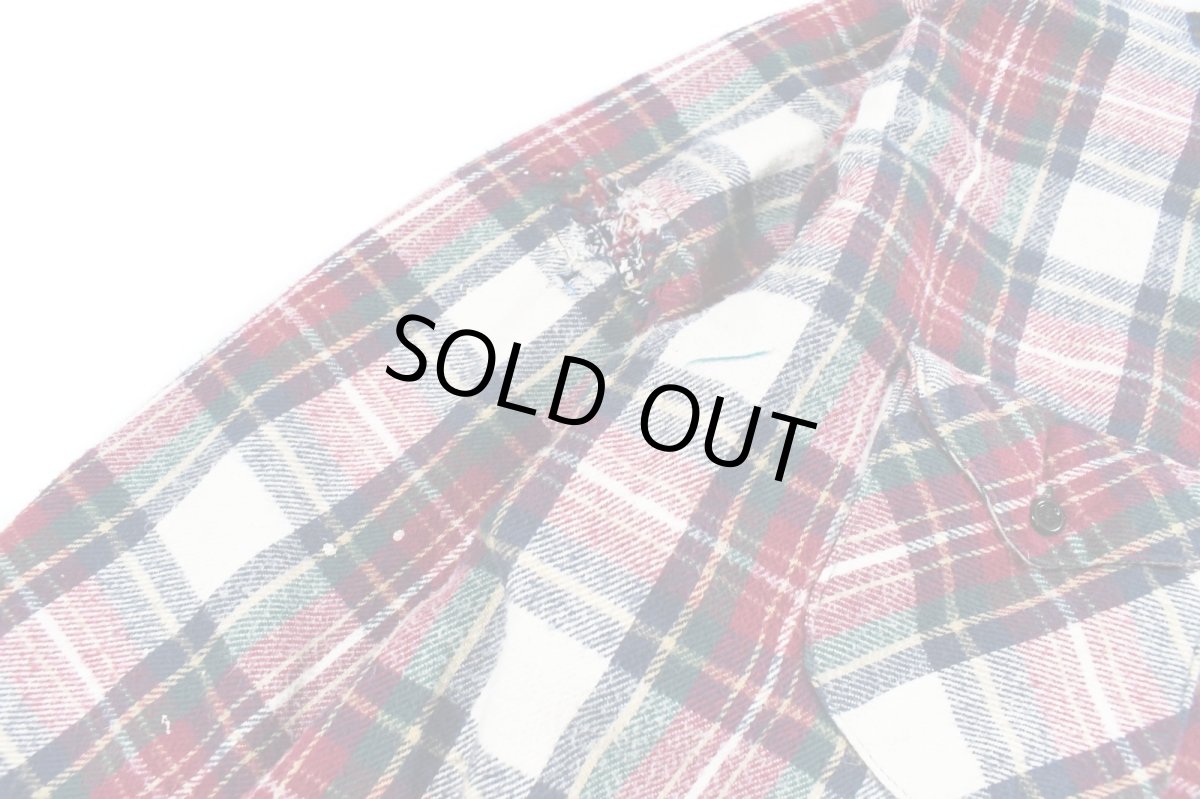 画像4: Used Osh Kosh Customized Heavy Flannel Shirt (4)