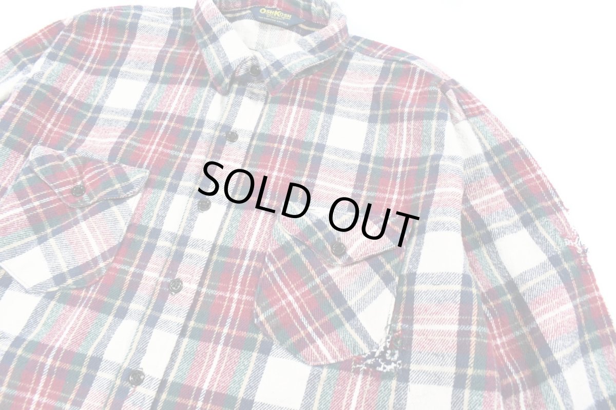 画像2: Used Osh Kosh Customized Heavy Flannel Shirt (2)