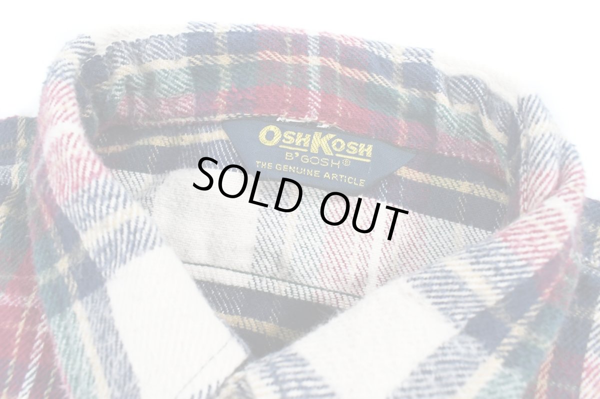 画像5: Used Osh Kosh Customized Heavy Flannel Shirt (5)