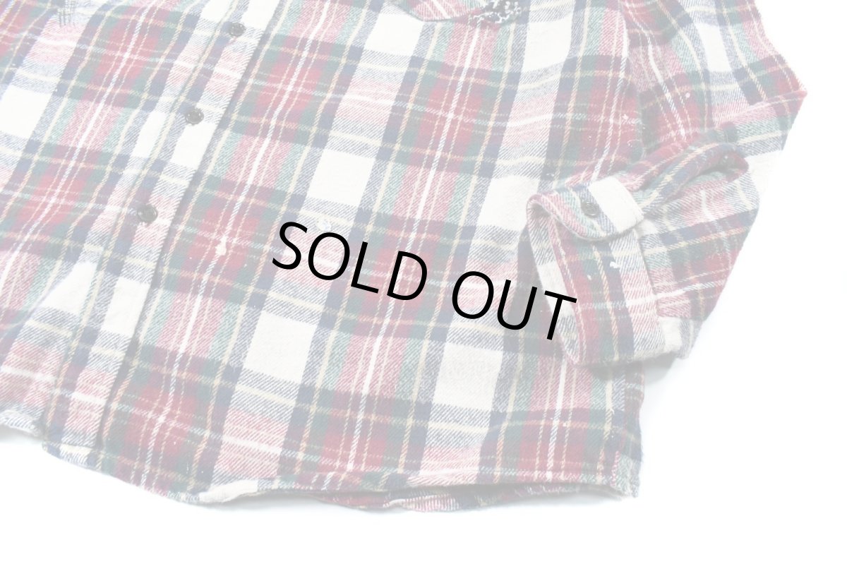 画像3: Used Osh Kosh Customized Heavy Flannel Shirt (3)