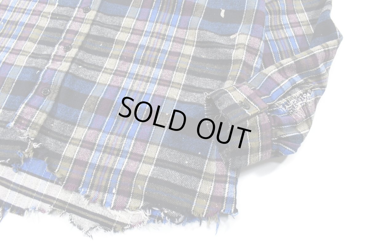 画像3: Used Winter Run Customized Heavy Flannel Shirt made in USA (3)