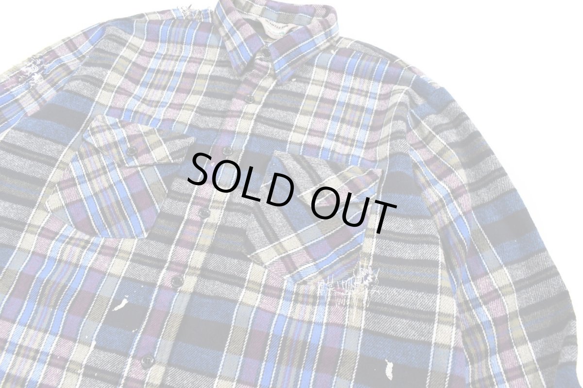 画像2: Used Winter Run Customized Heavy Flannel Shirt made in USA (2)