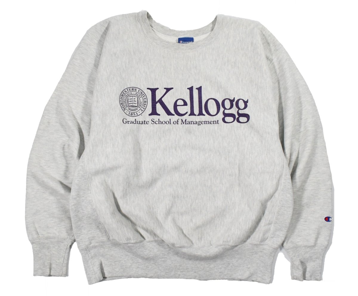 画像1: Used Champion Reverse Weave Sweat Shirt "Kellog" (1)