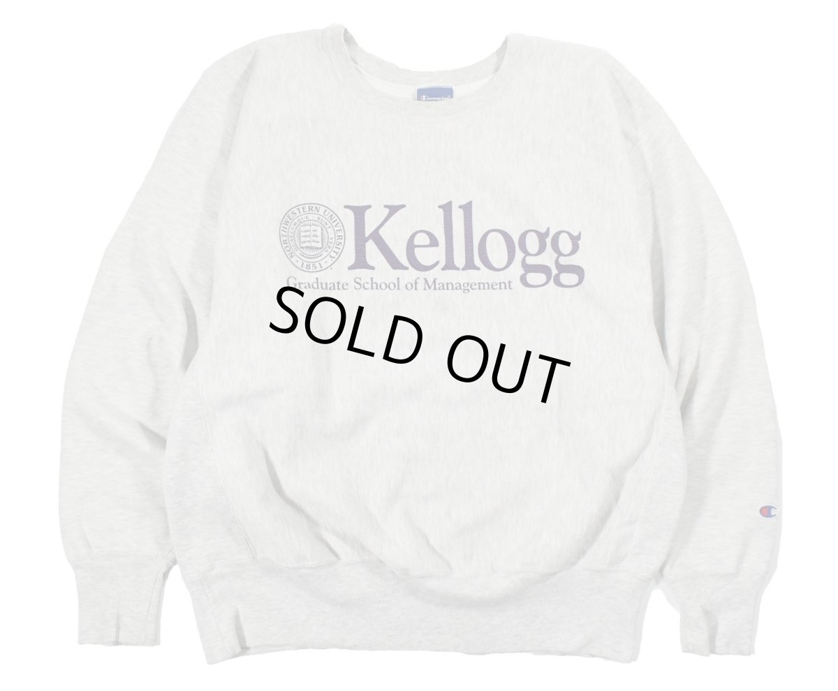 画像1: Used Champion Reverse Weave Sweat Shirt "Kellog" (1)