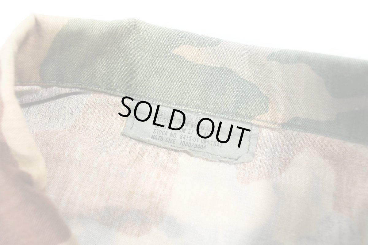 画像4: Used Us Military Bleached BDU Coat Woodland Camo (4)