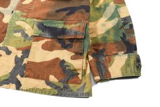 画像3: Used Us Military Bleached BDU Coat Woodland Camo (3)