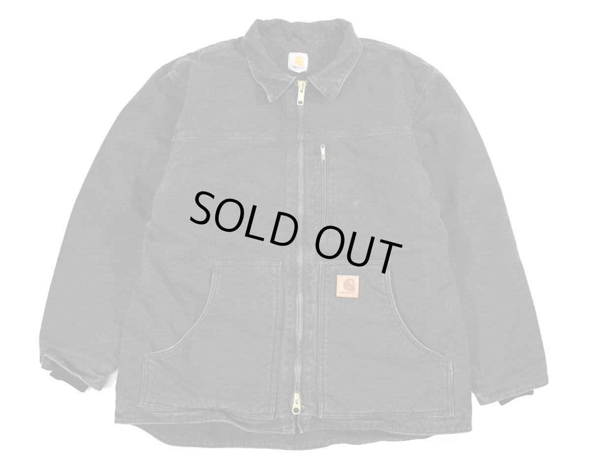 画像1: Used Carhartt Ridge Coat Black (1)