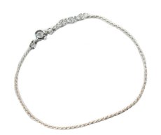 画像1: Italian Silver Bracelet #008 (1)