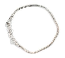 画像1: Italian Silver Bracelet #007 (1)