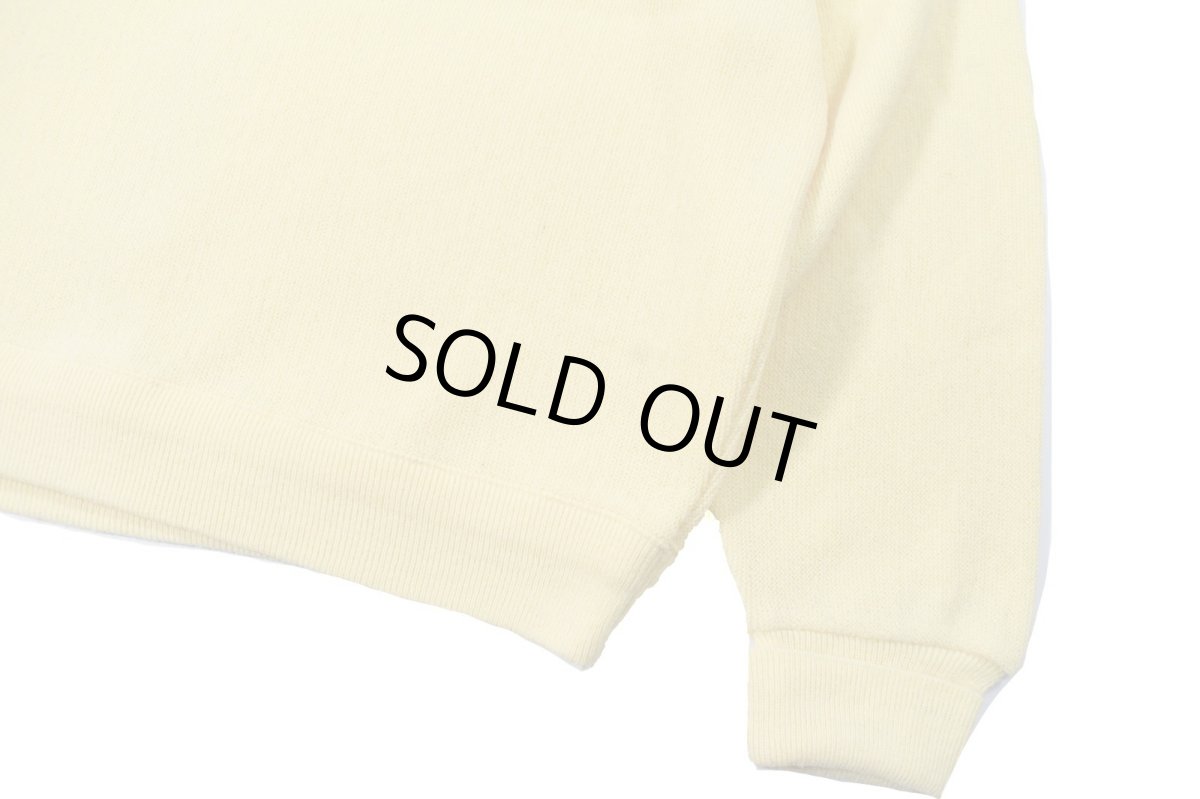 画像3: Used Lacoste Acrylic V-Neck Knit Sweater Yellow made in USA (3)