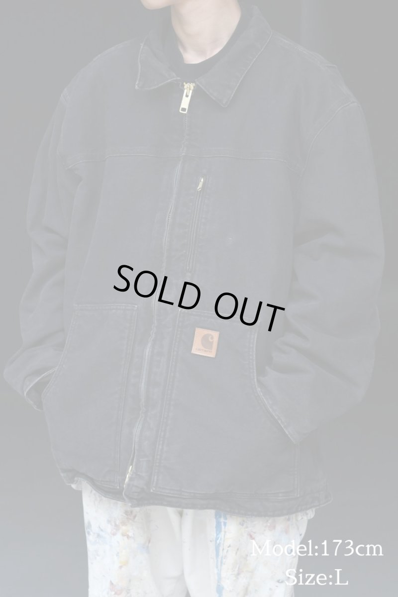画像10: Used Carhartt Ridge Coat Black (10)