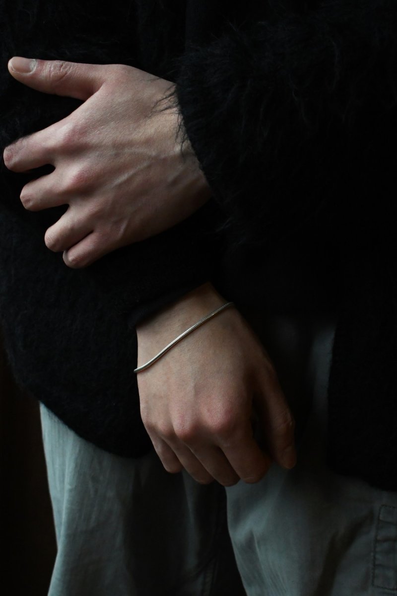 画像4: Italian Silver Bracelet Snake #001 (4)