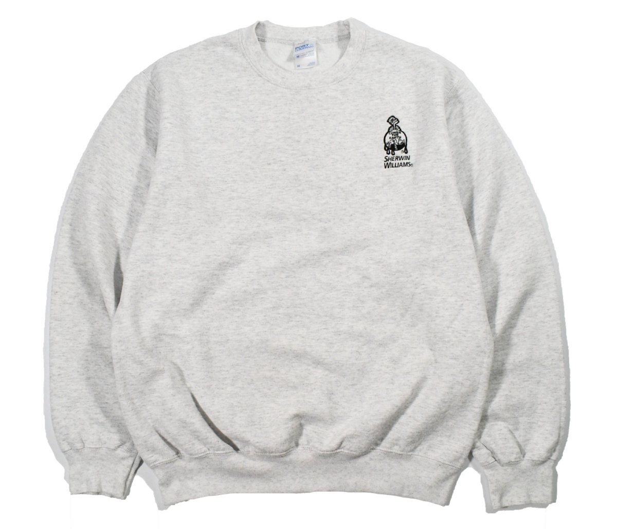 画像1: Used Sherwin Williams Embroidered Sweat Shirt (1)