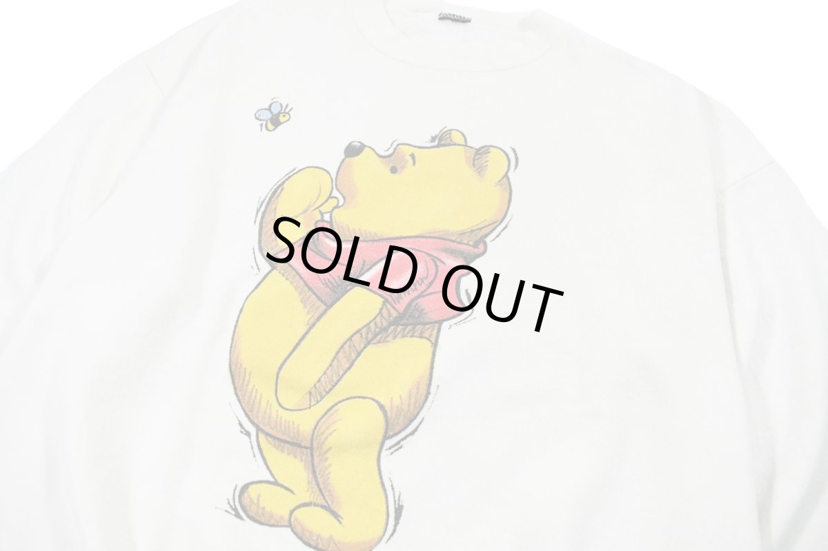 画像2: Used Disney Print Sweat Shirt "Winnie-the-Pooh" (2)