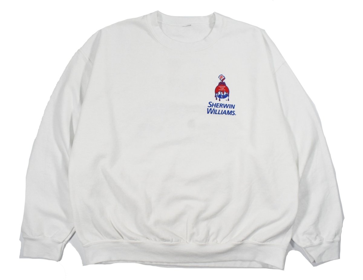 画像1: Used Sherwin Williams Print Sweat Shirt (1)