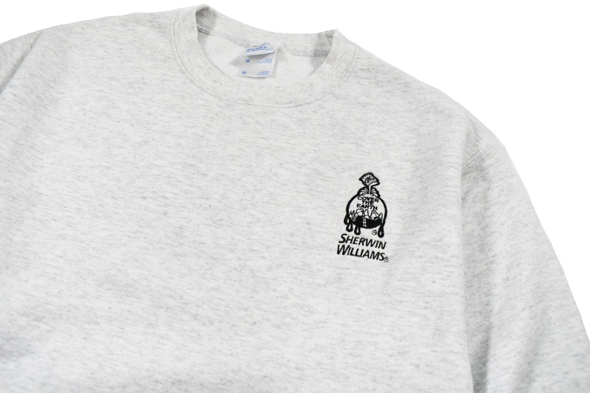 画像2: Used Sherwin Williams Embroidered Sweat Shirt (2)