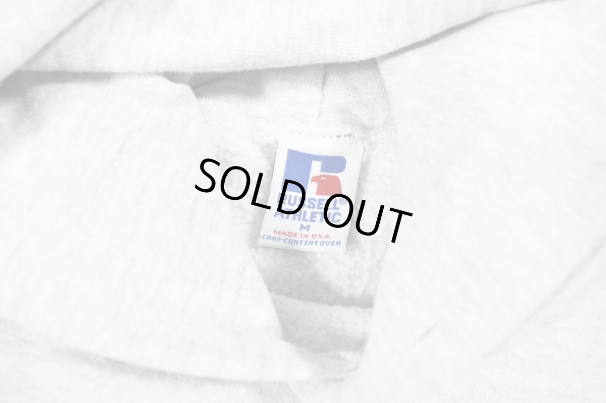 画像4: Used Russell Athletic Print Sweat Hoodie "Scubapro" made in USA 両面プリント (4)