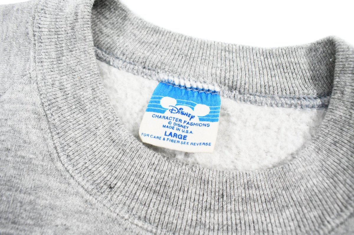 画像4: Used Disney Raglan Sleeve Print Sweat Shirt made in USA (4)