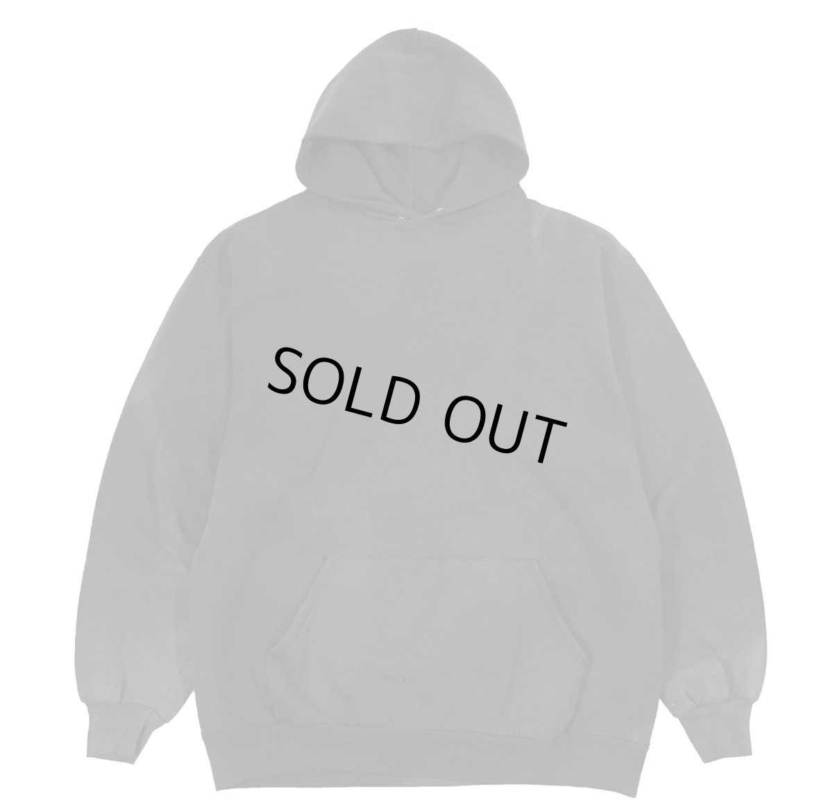 画像1: Used Jerzees Blank Sweat Hoodie Fade Black made in USA (1)