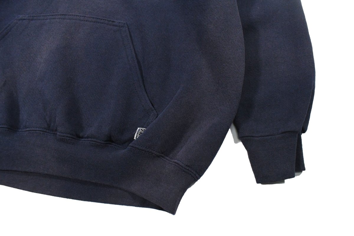 画像3: Used Discus Blank Sweat Hoodie Navy (3)