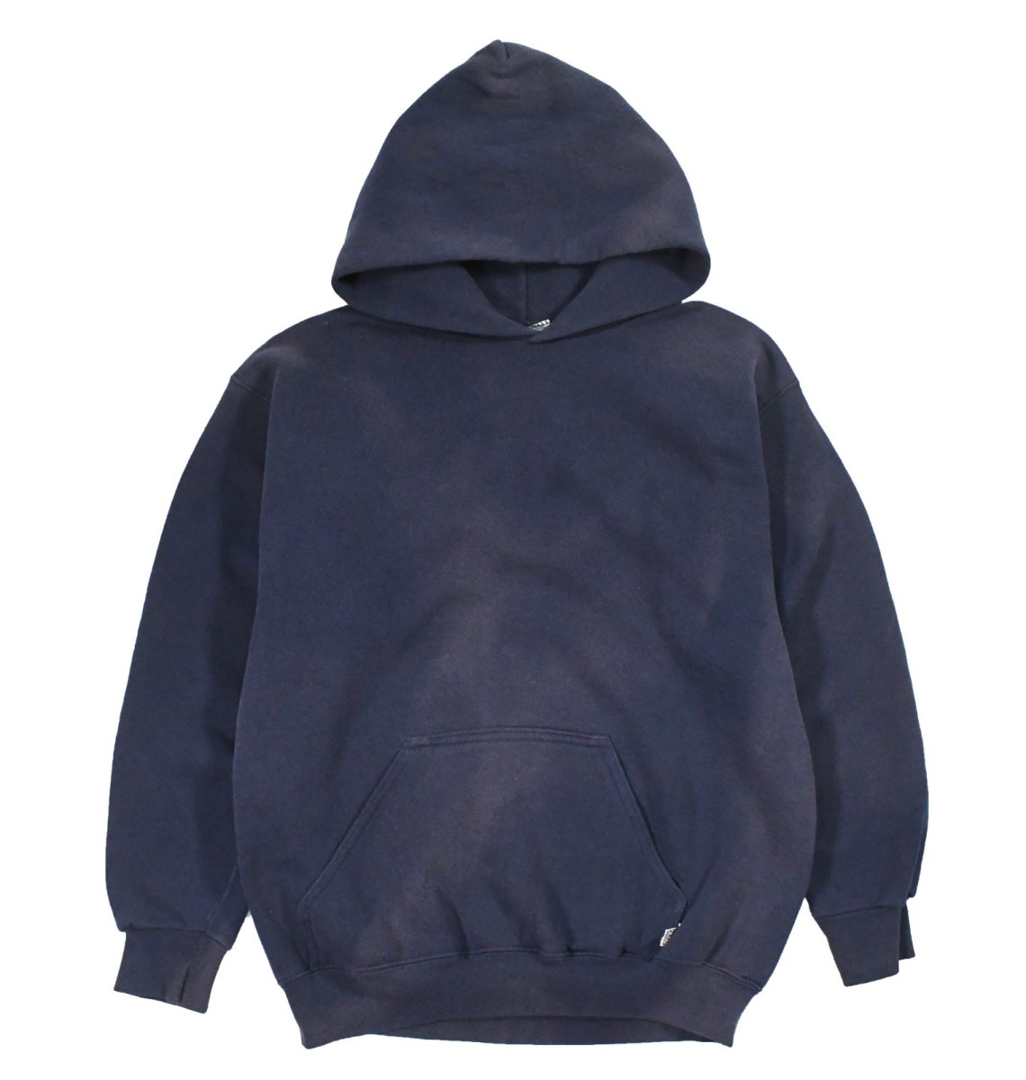 画像1: Used Discus Blank Sweat Hoodie Navy (1)