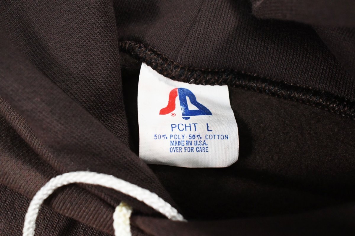 画像4: Used Sports Belle Blank Sweat Hoodie Fade Brown made in USA (4)