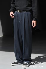 画像6: Used Perry Ellis Portfolio Pleated Slacks Navy (6)