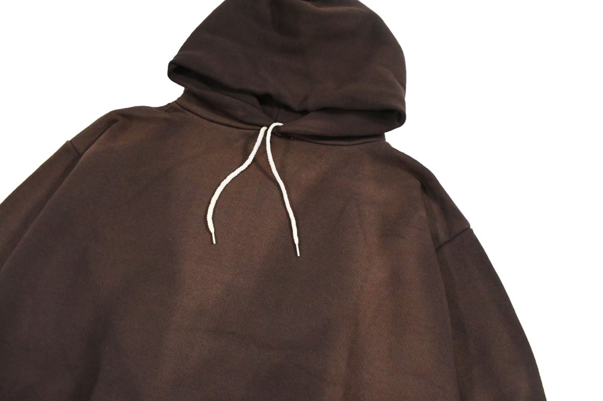 画像2: Used Sports Belle Blank Sweat Hoodie Fade Brown made in USA (2)