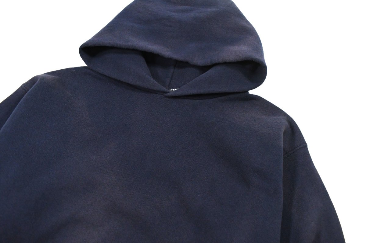 画像2: Used Discus Blank Sweat Hoodie Navy (2)