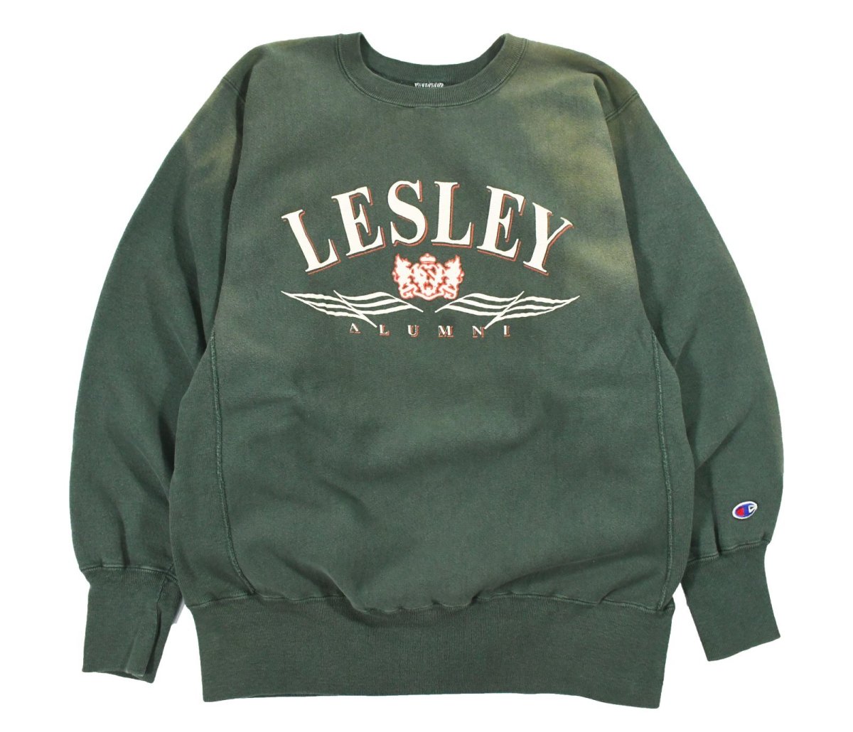 画像1: 90s Used Champion Reverse Weave Sweat Shirt "Lesley Alumni" made in USA (1)