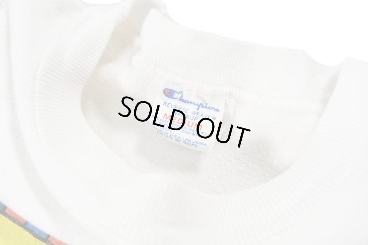 画像4: 80s Used Champion Reverse Weave Sweat Shirt "Domino's Delivers" made in USA (4)