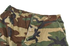 画像2: Used Us Army Rip Stop Customized Combat Jorts Woodland Camo (2)