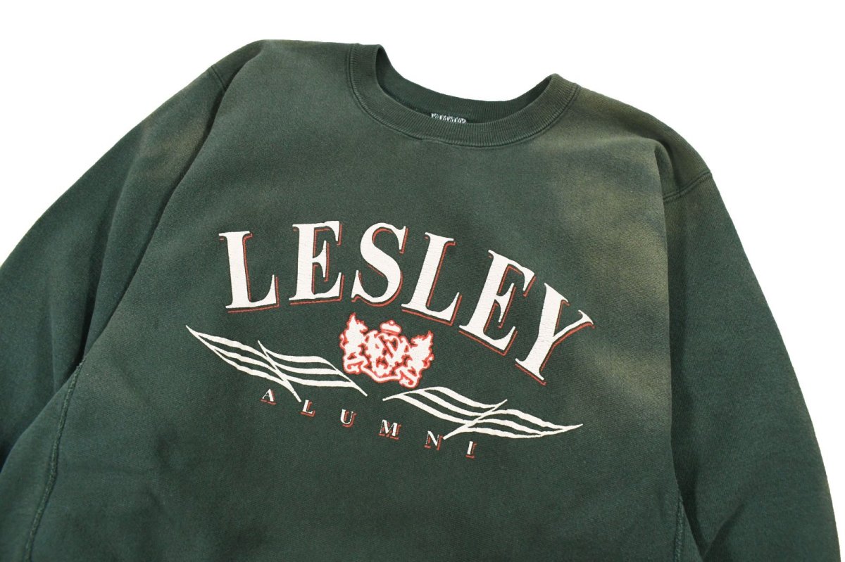画像2: 90s Used Champion Reverse Weave Sweat Shirt "Lesley Alumni" made in USA (2)