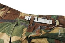 画像5: Used Us Army Rip Stop Customized Combat Jorts Woodland Camo (5)