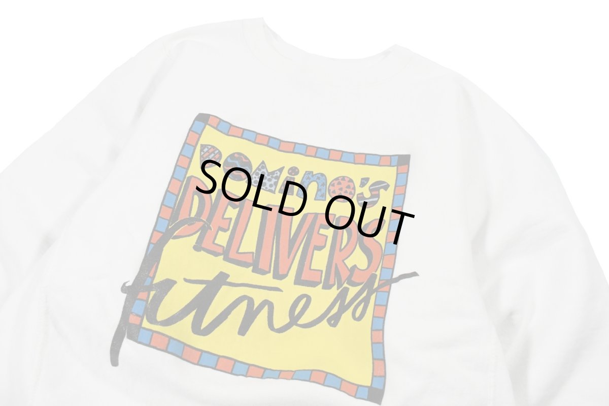 画像2: 80s Used Champion Reverse Weave Sweat Shirt "Domino's Delivers" made in USA (2)