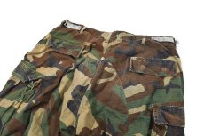 画像6: Used Us Army Rip Stop Customized Combat Jorts Woodland Camo (6)