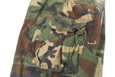 画像4: Used Us Army Rip Stop Customized Combat Jorts Woodland Camo (4)