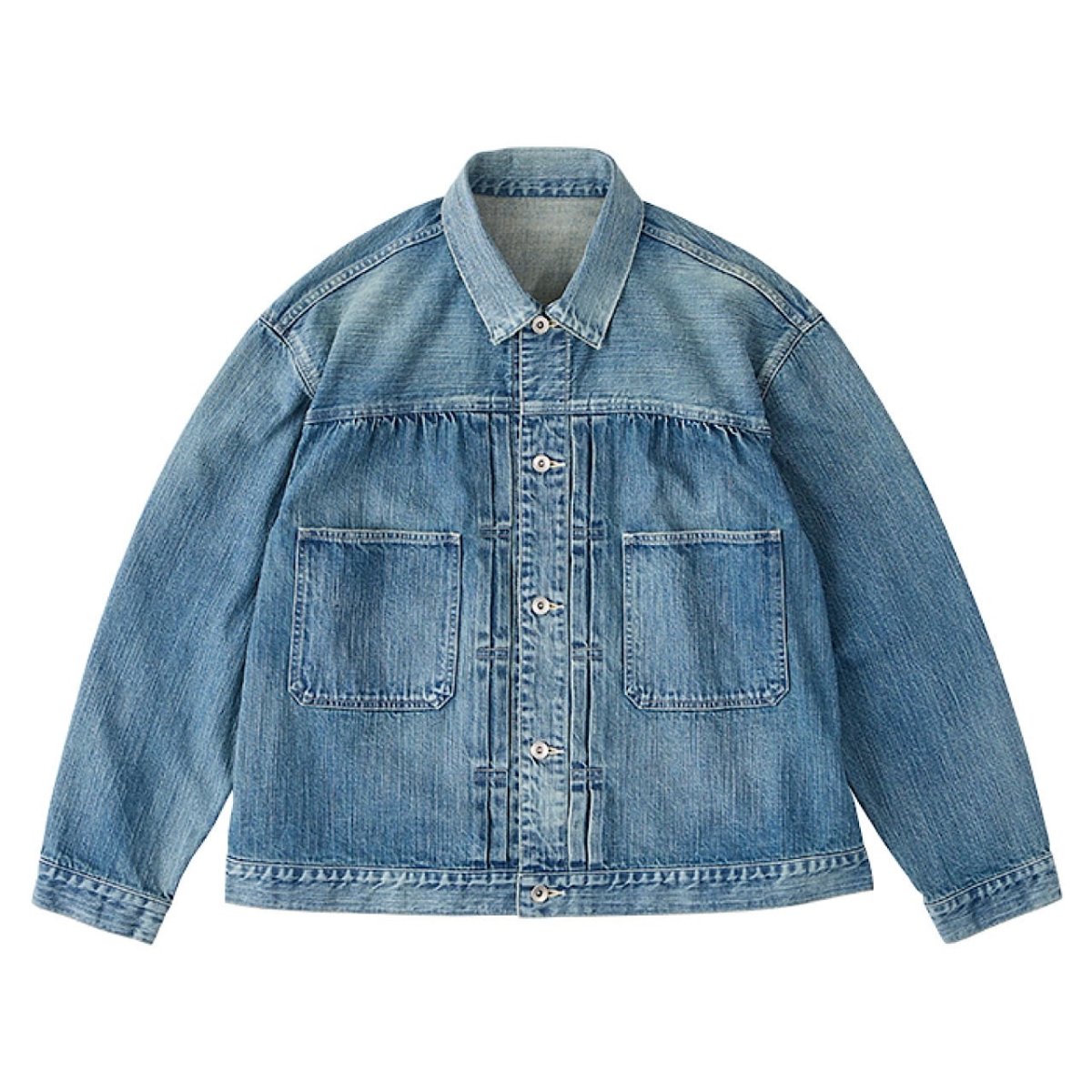画像1: Porter Classic Steinbeck Denim Jacket Blue ポータークラシック (1)