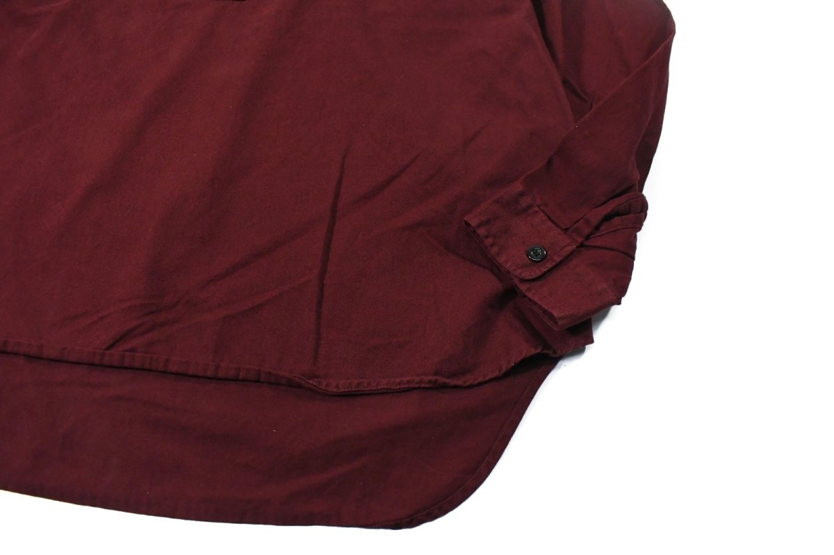 画像3: Used Scully Pullover Shirt Burgundy (3)